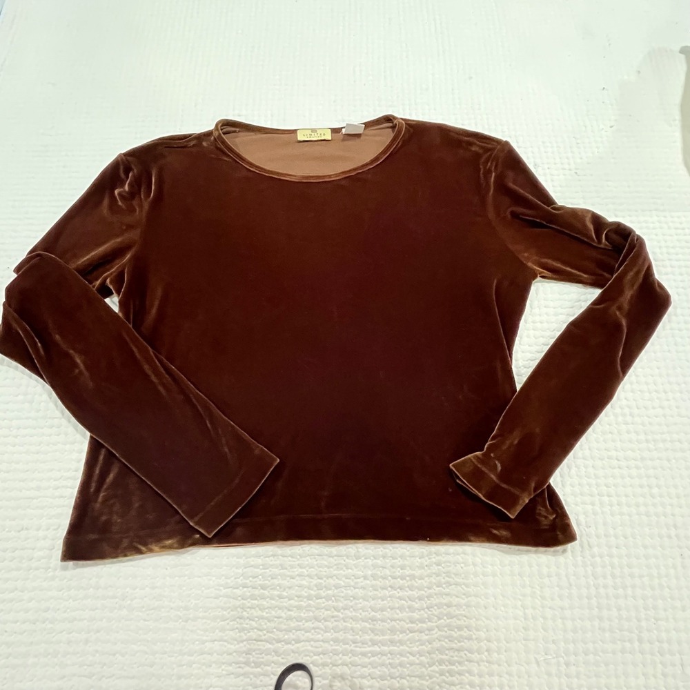 Limited America Womens Vintage Brown Velvet 90s whimsgoth